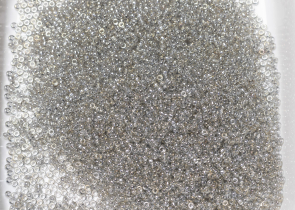 Бисер Япония MIYUKI Seed Beads 15/0 5г 1881 серебро серое золото прозрачный блестящий — фото 4