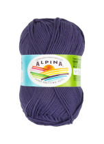 Пряжа ALPINA " NANA" 70% хлопок, 30% полиамид 10 * 50г 105 м №09 чернильный. Цена за упаковку 10 шт — фото 1