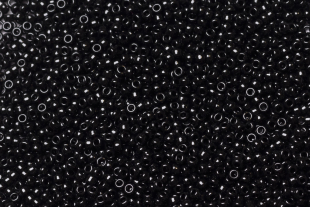Бисер Япония MIYUKI Seed Beads 15/0 100г 0401 чёрный — фото 2