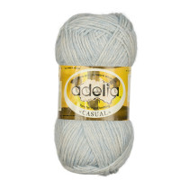 Пряжа ADELIA " CASUAL" 72% хлопок, 28% акрил 10 * 50г 130 м №09 синий. Цена за упаковку 10 шт — фото 2