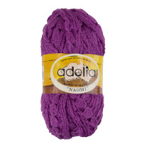 Пряжа ADELIA " NAOMI" 100% акрил 5 * 100 г 24 м №24 сиреневый. Цена за упаковку 5 шт — фото 1