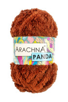 Пряжа ARACHNA "PANDA" 100% микрополиэстер 5 * 100 г 75 м №26 рыжий. Цена за упаковку 5 шт — фото 1