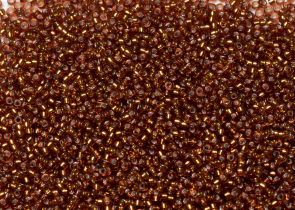 Бисер Япония MIYUKI Seed Beads 15/0 100г 0005L светло-топаз серебряная линия внутри — фото 1