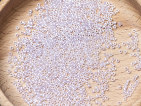 Бисер Япония MIYUKI Delica  11/0 5г DB-0241 бледно-фиолетовый цейлон — фото 5