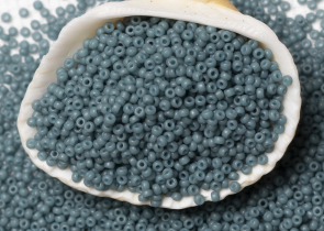 Бисер Япония MIYUKI Seed Beads 15/0 5г 1685 окрашенный сланец непрозрачный полуматовый — фото 3