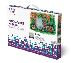 Кристальная ( алмазная) мозаика  " ФРЕЯ" ALPD- 020 на подрамнике " Прованс" 40 х 30 см — фото 2
