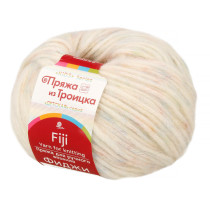 Пряжа из Троицка " Фиджи" 60% хлопок, 20% мериносовая шерсть, 20% акрил 5 * 50г 95 м №166 суровый. Цена за упаковку 5 шт — фото 1