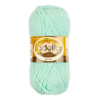 Пряжа ADELIA " KISS" 100% полиэстер 10 * 50г 145 м №05 св. розовый. Цена за упаковку 10 шт — фото 2