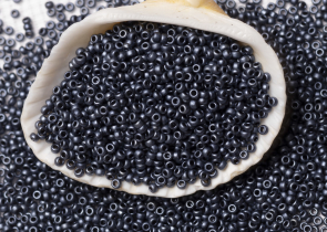 Бисер Япония MIYUKI Seed Beads 15/0 5г 2001 сине-серый матовый — фото 3
