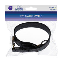 " Gamma" HA- 23 Ручка для сумки 40 см 1 шт. №03 чёрный — фото 2