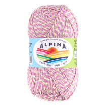 Пряжа ALPINA " LOLLIPOP" 100% хлопок 10 * 50г 175 м №04 розовый- малиновый- сиреневый- салатовый. Цена за упаковку 10 шт — фото 1