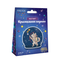 Кристальная ( алмазная) мозаика  " ФРЕЯ" ALVM- 063 магнит " Знаки зодиака. Стрелец" 9 х 9 см — фото 2