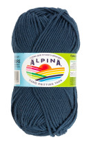 Пряжа ALPINA " NATURE" 100% хлопок 10 * 50г 105 м №006 т. джинсовый. Цена за упаковку 10 шт — фото 1