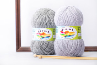 Пряжа ALPINA " ALPACA TRENZA" 90% альпака, 10% полиамид 4 * 50г 150 м №05 св. бежевый. Цена за упаковку 4 шт — фото 4