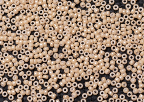 Бисер Япония MIYUKI Seed Beads 15/0 5г 0597 тан непрозрачный блестящий — фото 2