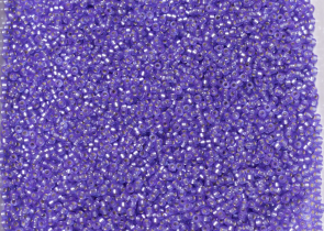 Бисер Япония MIYUKI Seed Beads 15/0 100г 1654 окрашенный фиолетовый полуматовый серебряная линия внутри — фото 4