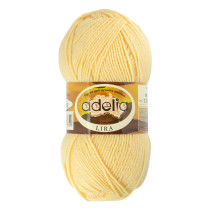Пряжа ADELIA " LIRA" 100% акрил 10 * 50г 200 м №23 св. желтый. Цена за упаковку 10 шт — фото 1