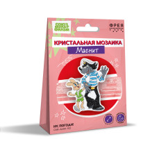 Кристальная ( алмазная) мозаика  " ФРЕЯ" CMF- ALVM- 102 магнит " Ну, погоди!" 10. 5 х 12. 5 см — фото 2