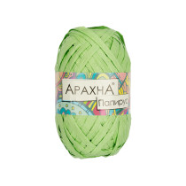 Пряжа ARACHNA " Papyrus" 100% целлюлоза 10 * 40 г ± 3 г 50 м №14 св. зеленый. Цена за упаковку 10 шт — фото 1