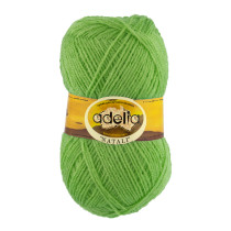 Пряжа ADELIA " NATALI" 100% акрил 10 * 50г 300 м №15 св. зеленый. Цена за упаковку 10 шт — фото 1