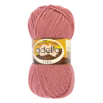 Пряжа ADELIA " LIRA" 100% акрил 10 * 50г 200 м №01 белый. Цена за упаковку 10 шт — фото 2