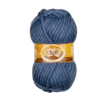 Пряжа ADELIA " FAST" 78% акрил, 22% шерсть 3 * 150г 45 м №06 синий. Цена за упаковку 3 шт — фото 1