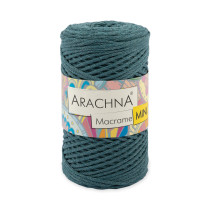 Пряжа ARACHNA " Macrame Mini" 80% хлопок, 20% полиэстер 4 * 250г 200 м №47 сине- зеленый. Цена за упаковку 4 шт — фото 1