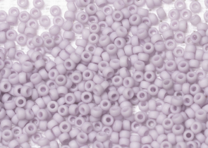 Бисер Япония MIYUKI Seed Beads 15/0 100г 2025 светло-лиловый непрозрачный матовый — фото 2