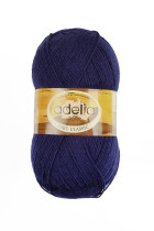Пряжа ADELIA " JAKE CLASSIC" 75% шерсть, 25% нейлон 5 * 100 г 410 м №10 т. синий. Цена за упаковку 5 шт — фото 1