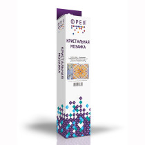 Кристальная ( алмазная) мозаика  " ФРЕЯ" ALVR- 02 048 " Сахасрара" 18 х 24 см — фото 3