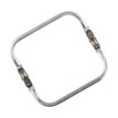 " Gamma" FER- 30 Застежка для сумки " фермуар" 18 x 9 см 1 шт. №01 под серебро