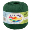 Пряжа ALPINA "LILY" 100% мерсеризованный хлопок 10 * 50г 175 м №138 зеленый. Цена за упаковку 10 шт