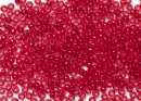 Бисер Чехия круглый 08/0 50 г 90090h прозрачный рубиновый квадратное отверстие