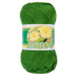 Пряжа ПНК Кирова " Лотос" 100% мерсеризованный хлопок 100 г 250 м №3910 зеленый. Цена за упаковку 8 шт